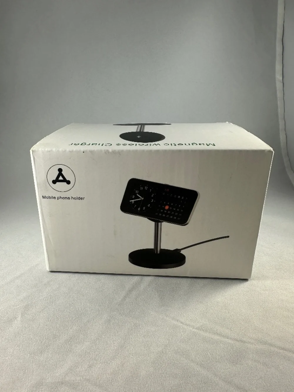 New in Box Magnetic Wireless Charging Stand Phone Holder White
